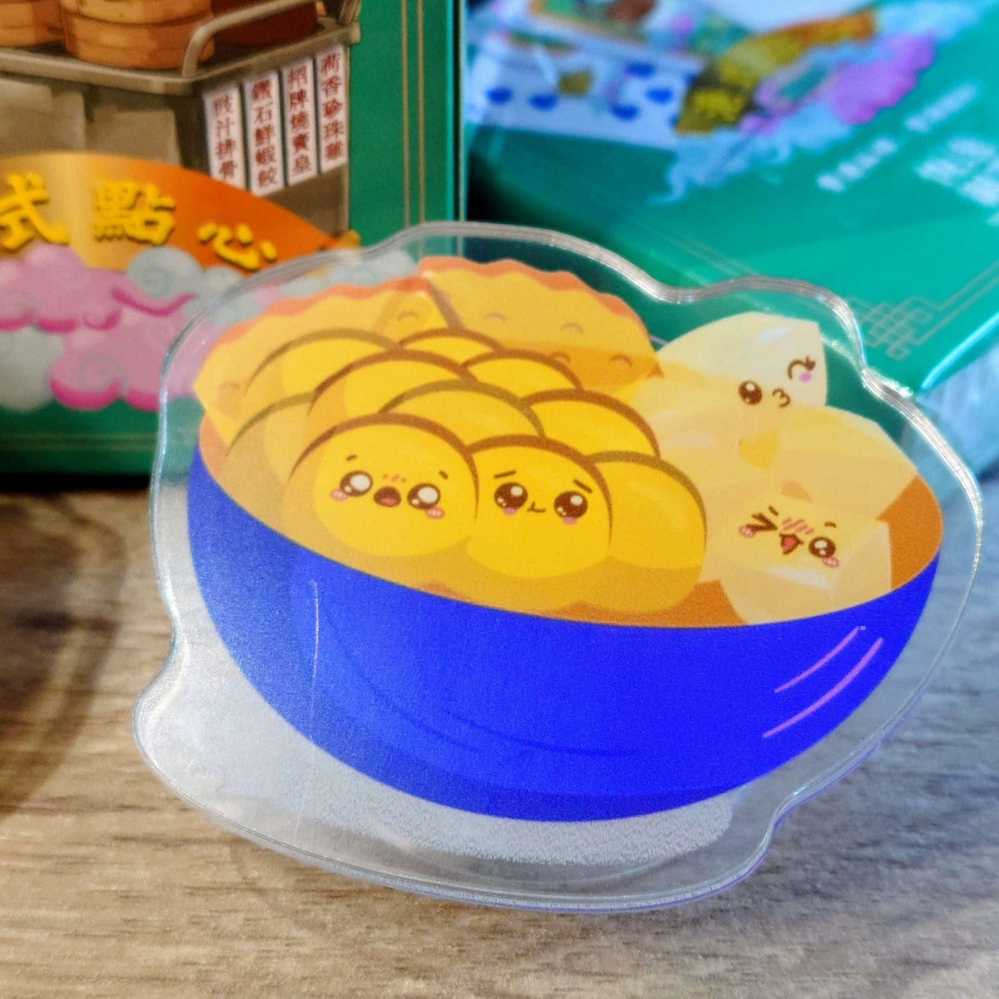 港式點心-手機氣囊支架